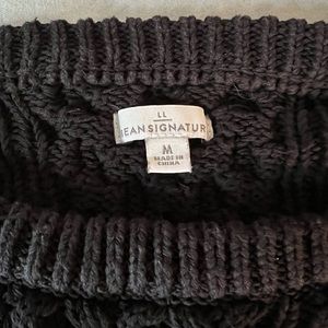 LL Bean women’s  signature fisherman’s sweater